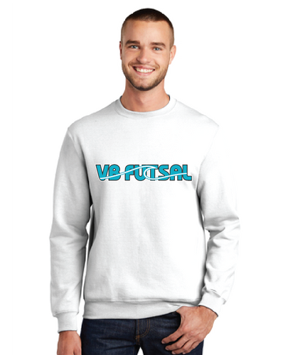 Core Fleece Crewneck Sweatshirt / White / VB FUTSAL