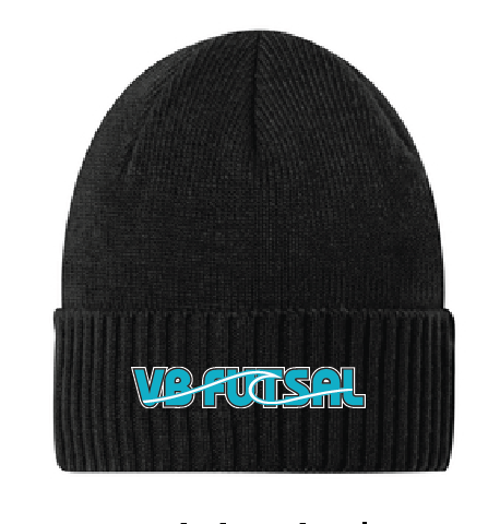 Rib Knit Cuff Beanie / Black / VB FUTSAL